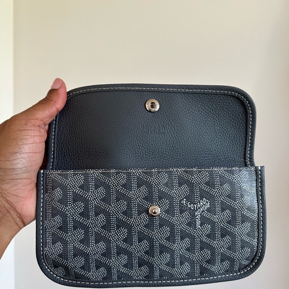 GOYARD GOYARDINE Gray St Louis Pouch wallet Grey - Picture 6 of 8